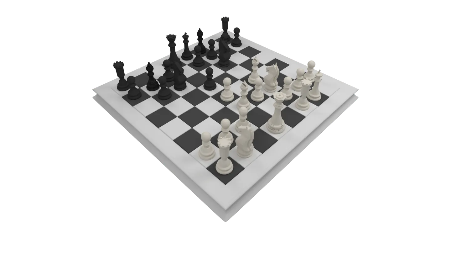 Chess board angle: Партия
